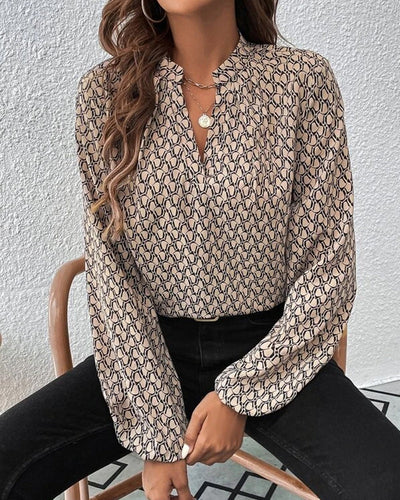 Elyna - Elegante Printbluse