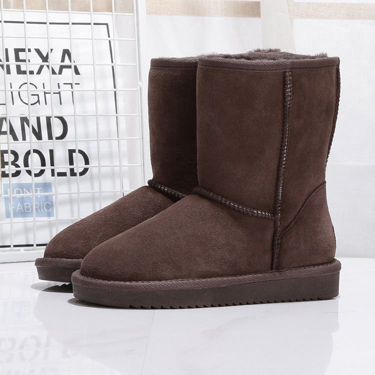 Damen-Winterstiefel aus Wildleder mit warmem Innenfutter - Thalia