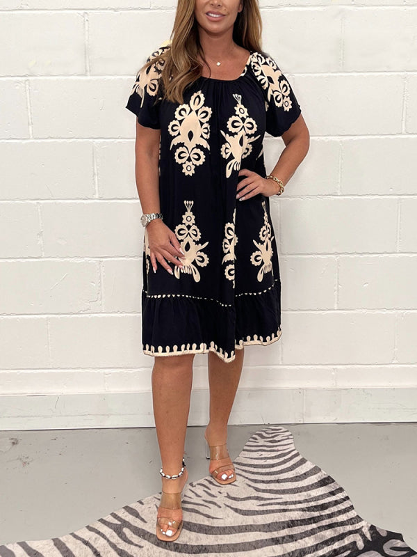 Sarah - modisches Sommerkleid mit Ausschnitt