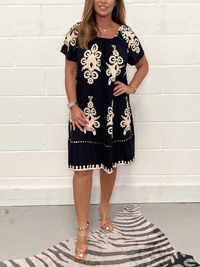 Sarah - modisches Sommerkleid mit Ausschnitt