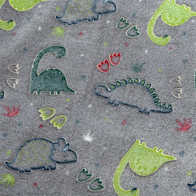 Dinosaurier Flanell-Kinderdecke