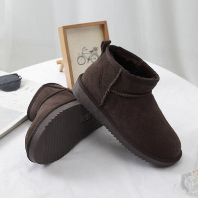 Damen-Winterstiefeletten aus Wildleder mit Innenfutter - Sophia