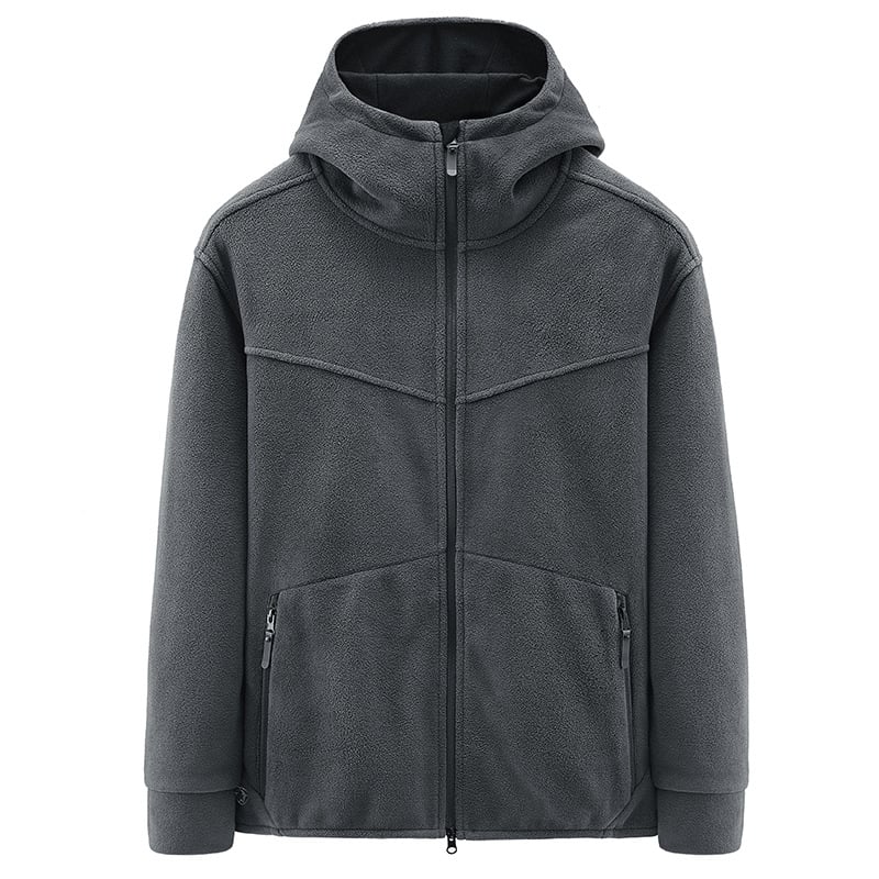 Fleecejacke mit Kapuze für Männer - Nils