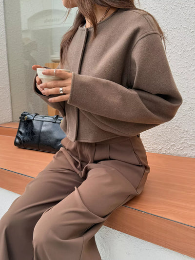 Kurze Damen-Wolljacke - Sabrina