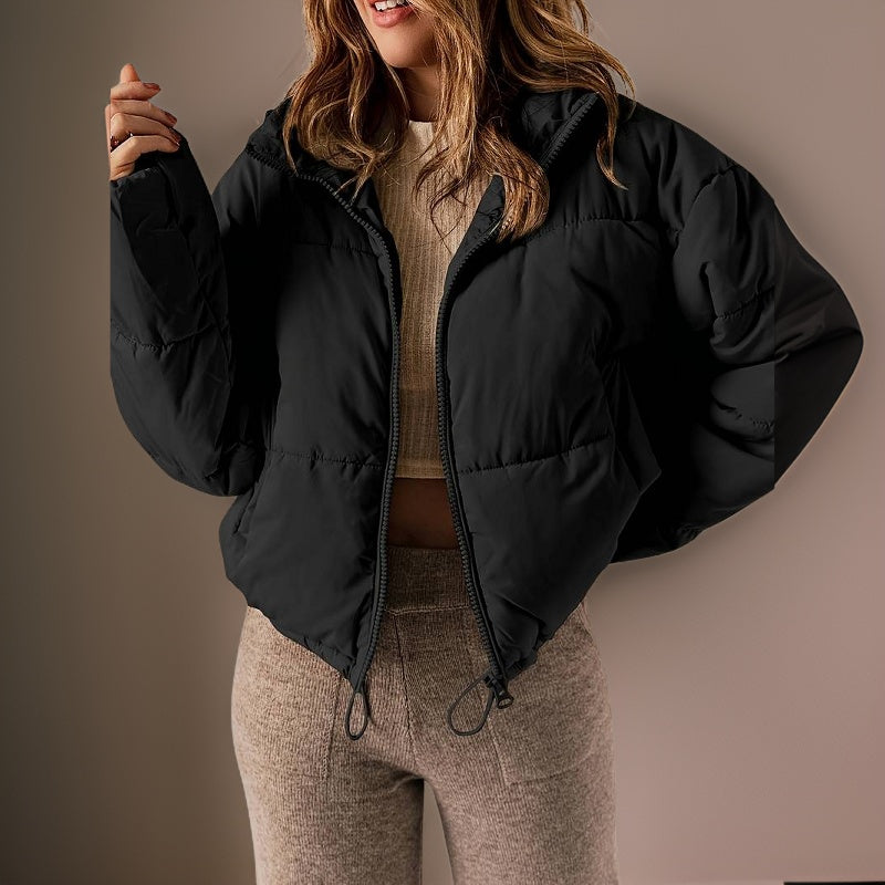 Carola - Einfarbige Steppjacke