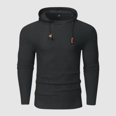Harvey - Texturierter Pullover-Hoodie für Männer