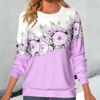 Tialda - Eleganter Pullover mit Blumenmuster für Damen