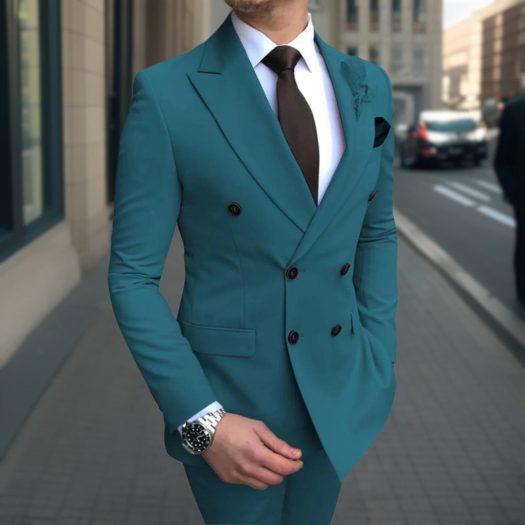 Alfonso - Beste Qualität Businessanzug 3-teiliges Anzug-Set