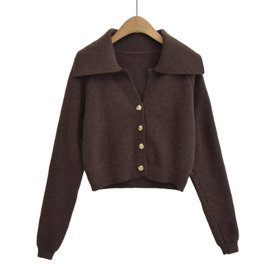 Damen Strickjacke mit Reverskragen - Livia