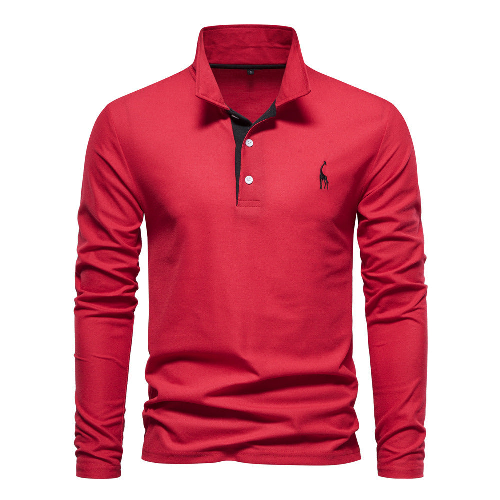 Langärmeliges Herren-Poloshirt - Dario