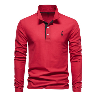 Langärmeliges Herren-Poloshirt - Dario
