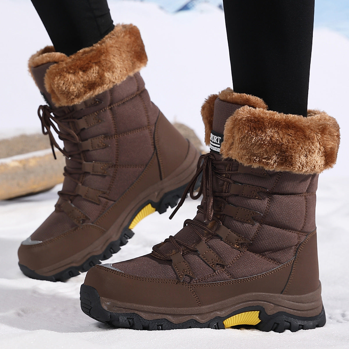 Wasserdichte Damen-Schneestiefel mit Warmfutter - Isolde