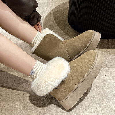 Damen-Winterstiefel mit Plüschfutter - Nina