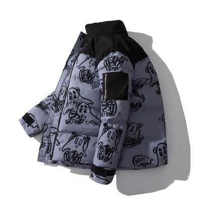 Bedruckte Steppjacke - Mauro