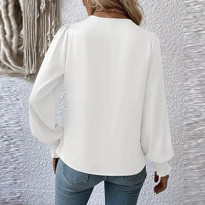 Farah - Elegante Bluse mit V-Ausschnitt