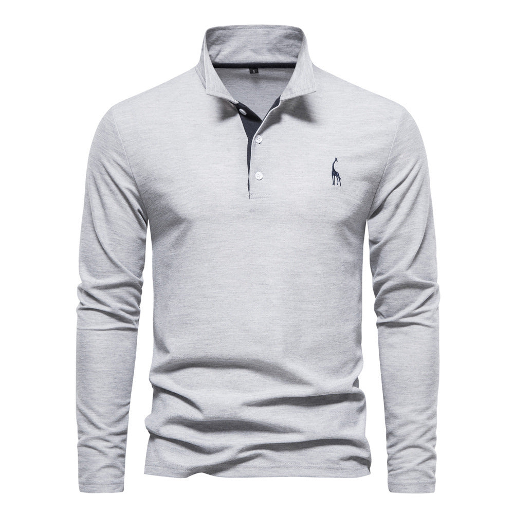 Langärmeliges Herren-Poloshirt - Dario