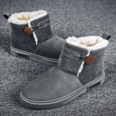 Herren-Winterstiefel aus Wildleder mit warmem Futter - Danny