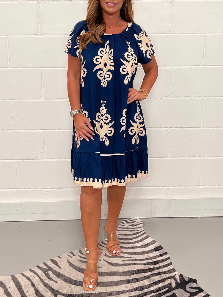 Sarah - modisches Sommerkleid mit Ausschnitt