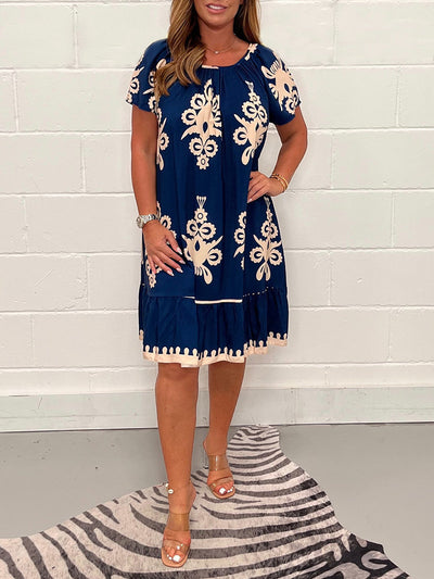 Sarah - modisches Sommerkleid mit Ausschnitt