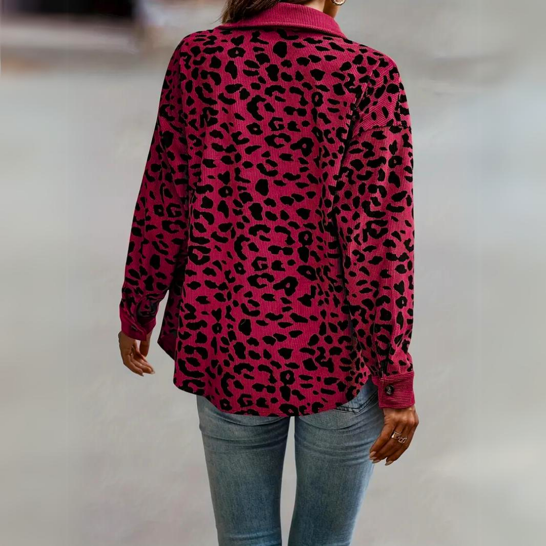 Toos - Schicke Jacke mit Leopardenmuster für Frauen