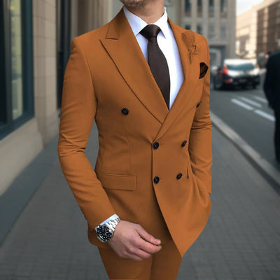 Alfonso - Beste Qualität Businessanzug 3-teiliges Anzug-Set