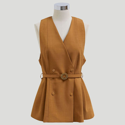 Schößchenjacke mit auffälligem Kragen und tailliertem Schnitt - Gemma