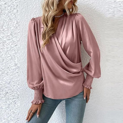Farah - Elegante Bluse mit V-Ausschnitt