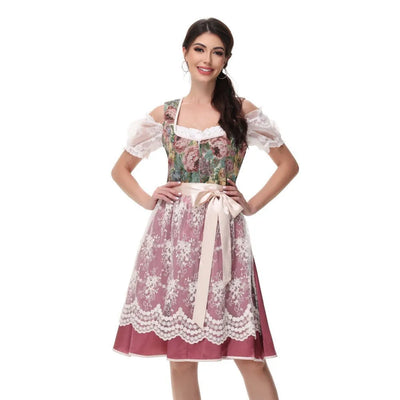 Damen Oktoberfest Dirndl Kleid - Isolde