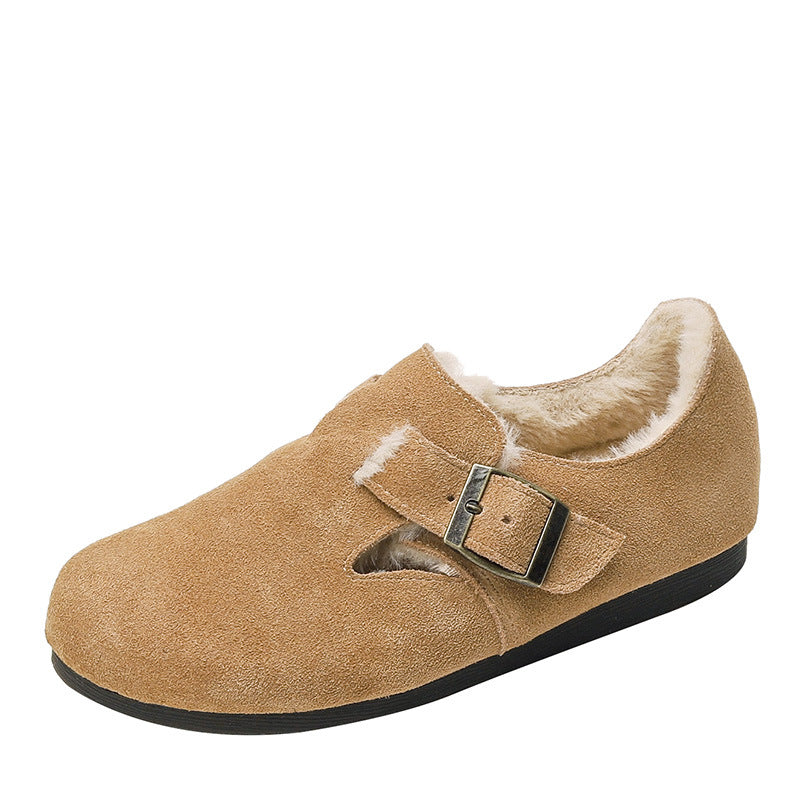 Clog-Schuhe für Frauen mit Plüschfutter - Yadhi