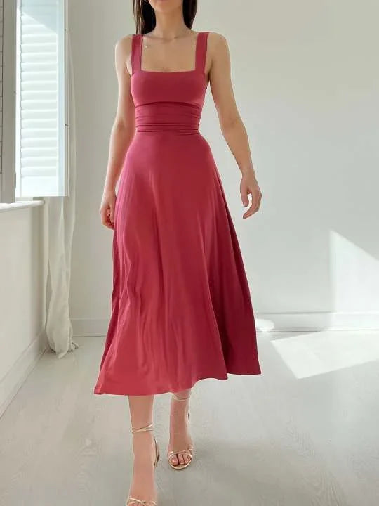 Audrey Reversible Midikleid aus Bio-Bambus mit Taschen
