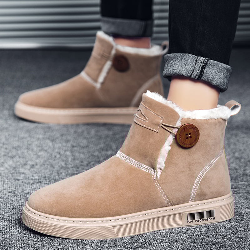 Herren-Winterstiefel aus Wildleder mit warmem Futter - Danny