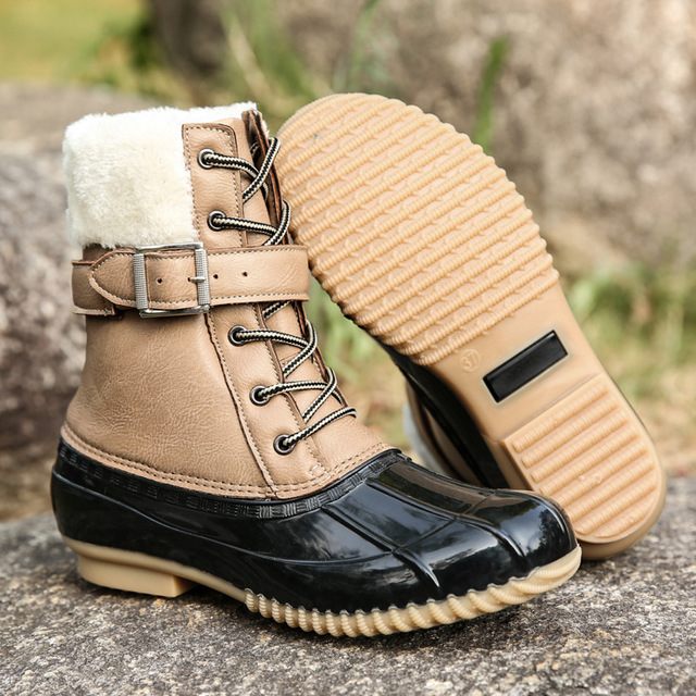 Wasserdichte Damenstiefel mit Warmfutter und rutschfester Sohle - Maeve