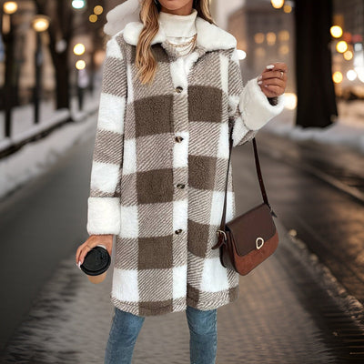Marissa - Wintermantel aus Teddyfell
