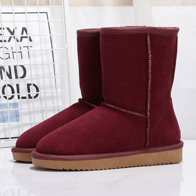 Damen-Winterstiefel aus Wildleder mit warmem Innenfutter - Thalia