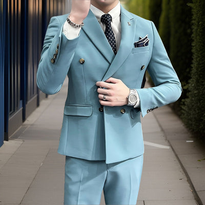 Massimo - Luxus Geschäftsanzug 3-Teiliges Anzug Set