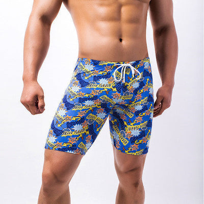 Bedruckte Sport-Badeshorts für Männer