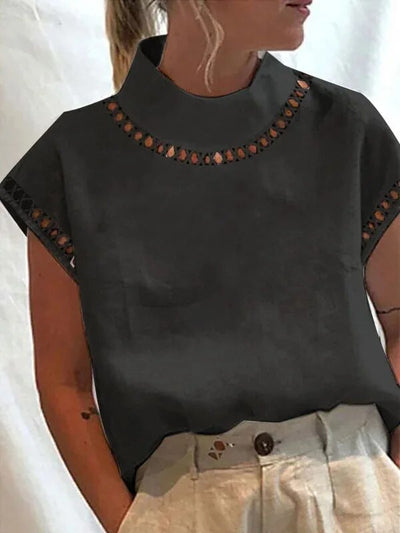 Marieky - Damen lässige Vintage-Bluse
