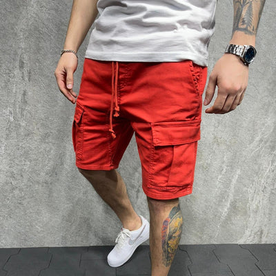 Herren-Shorts aus Baumwolle mit Cargotaschen - Dario