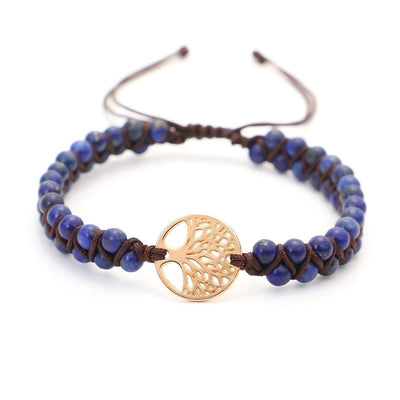 Yoga-Armband mit gewebtem Lebensbaum-Charme
