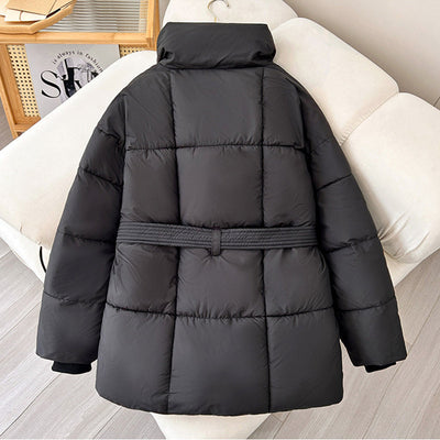 Modischer Damen Wintermantel mit verstellbarem Gürtel - Freja