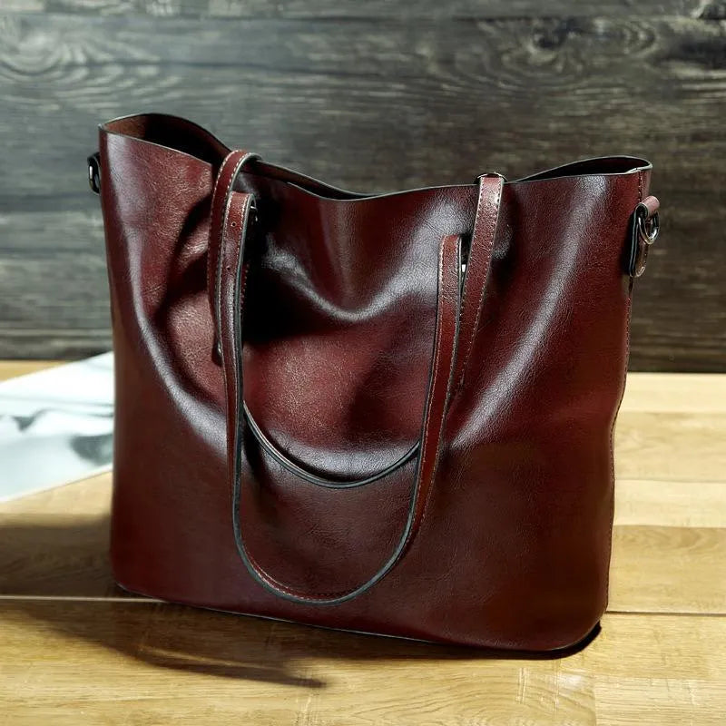 Recta - Vintage-Umhängetasche aus Leder