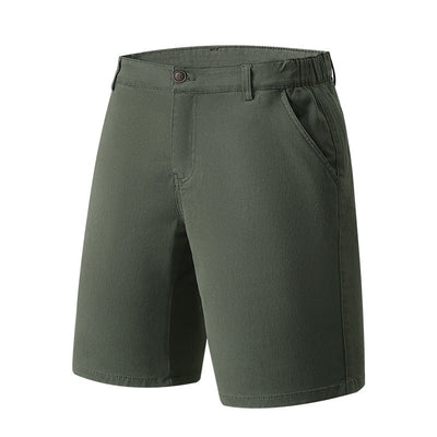 Gerade Herren-Shorts aus gewebtem Stretchmaterial - Andrés