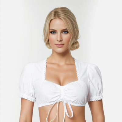 Dirndlbluse Damen Trachtstil Modern Klassik - Annika