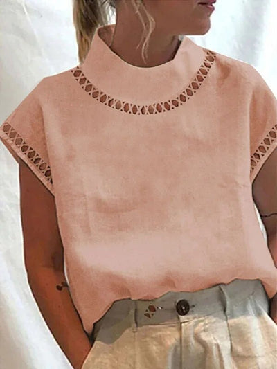 Marieky - Damen lässige Vintage-Bluse