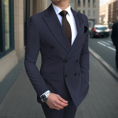 Alfonso - Beste Qualität Businessanzug 3-teiliges Anzug-Set