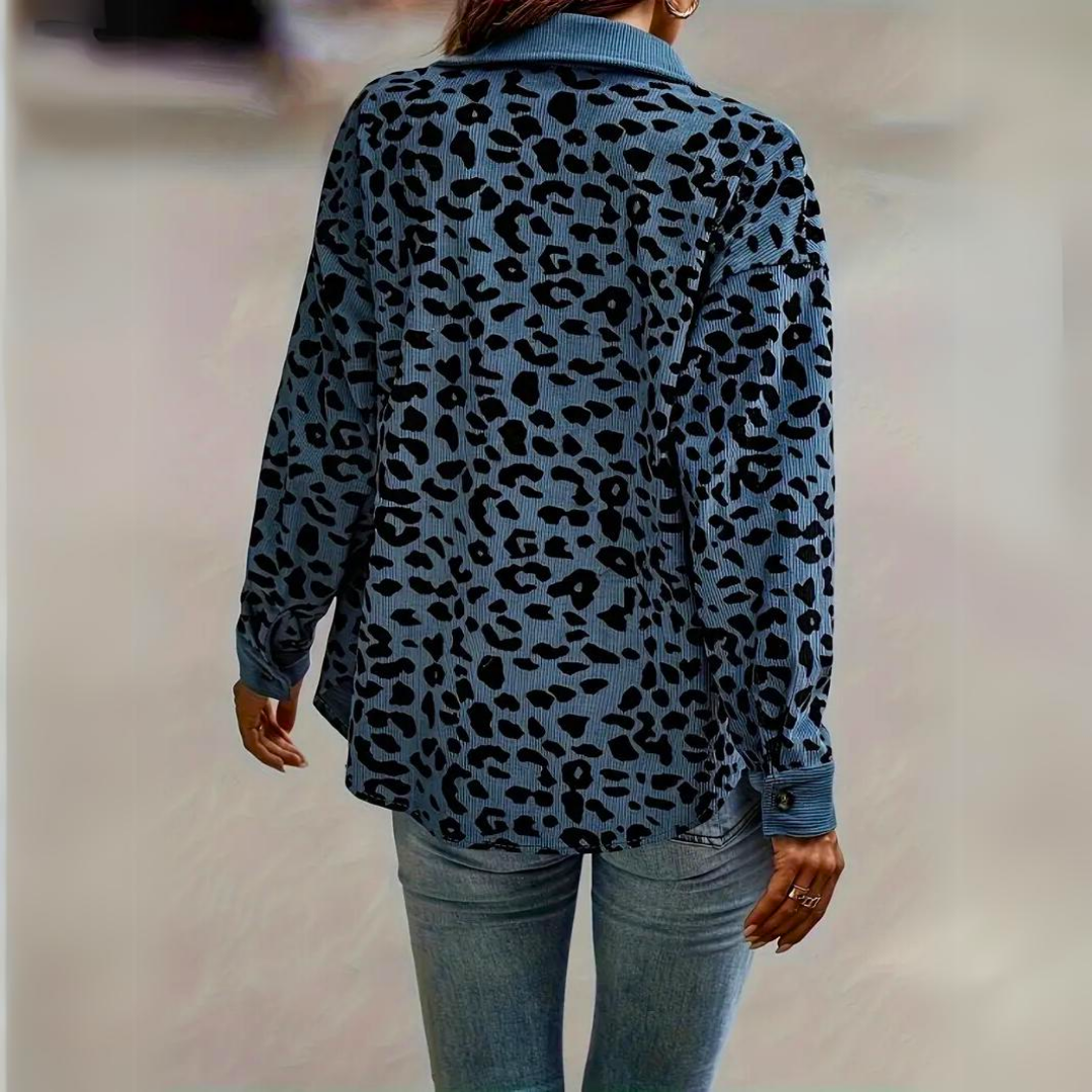 Toos - Schicke Jacke mit Leopardenmuster für Frauen