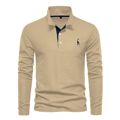 Langärmeliges Herren-Poloshirt - Dario