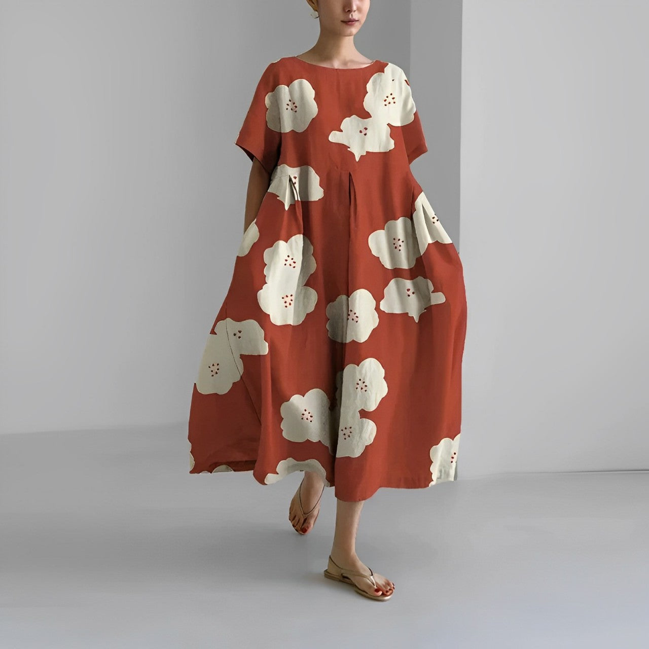 Katarina – Boho-Blumenkleid für einen stilvollen Auftritt