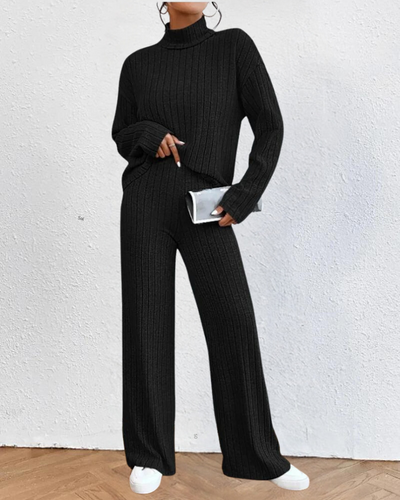 ALLIE - Set aus gestricktem Oberteil und Hose
