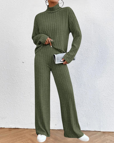 ALLIE - Set aus gestricktem Oberteil und Hose